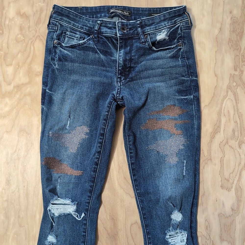 Abercrombie & Fitch Signature Collection Super Skinny Jean 25/28s Viscose Blend‎